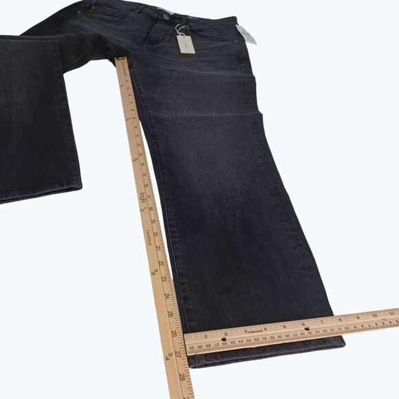 Warp + Weft ORD Chicago Straight Leg Asphalt Black Stretch Jeans Men's W32 L28 - Picture 10 of 12